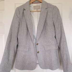 Banana Republic Wool Gray Blazer size 8